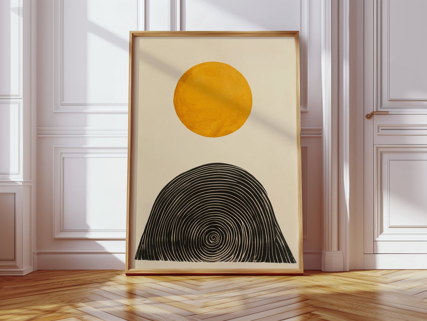 Solar Balance in Black and Gold