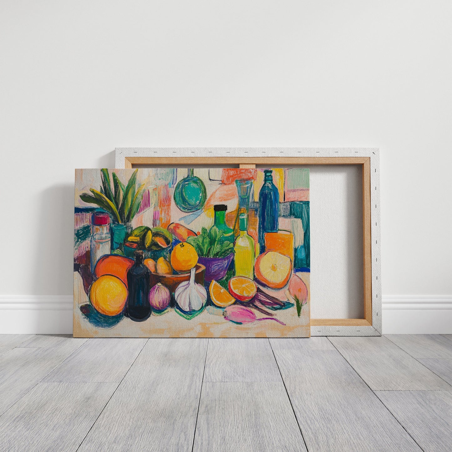 Citrus Dreams In Glass And Green