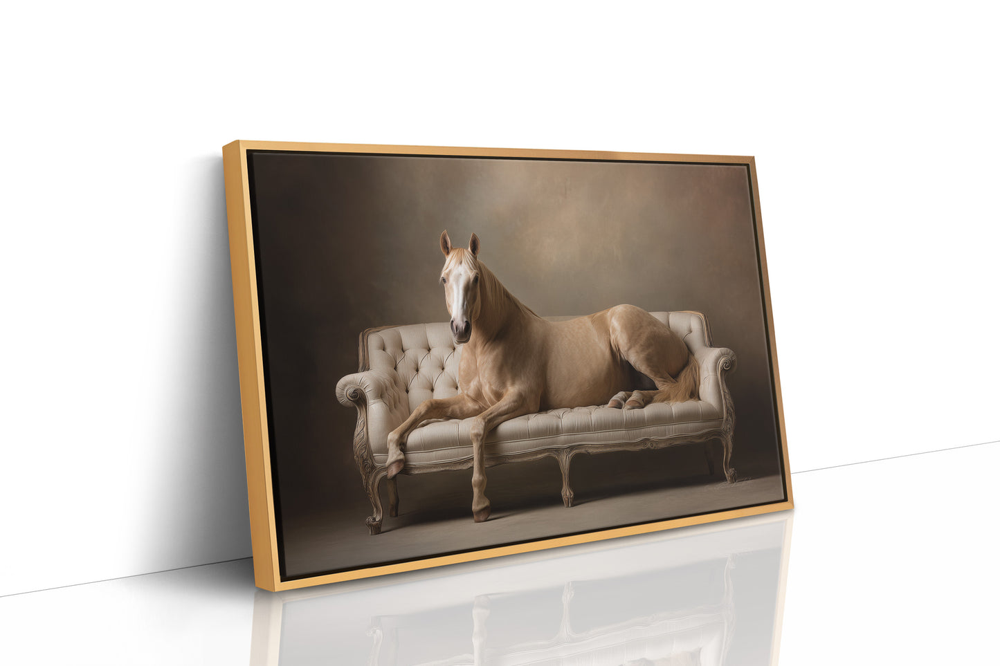 Golden Reverie Reclined