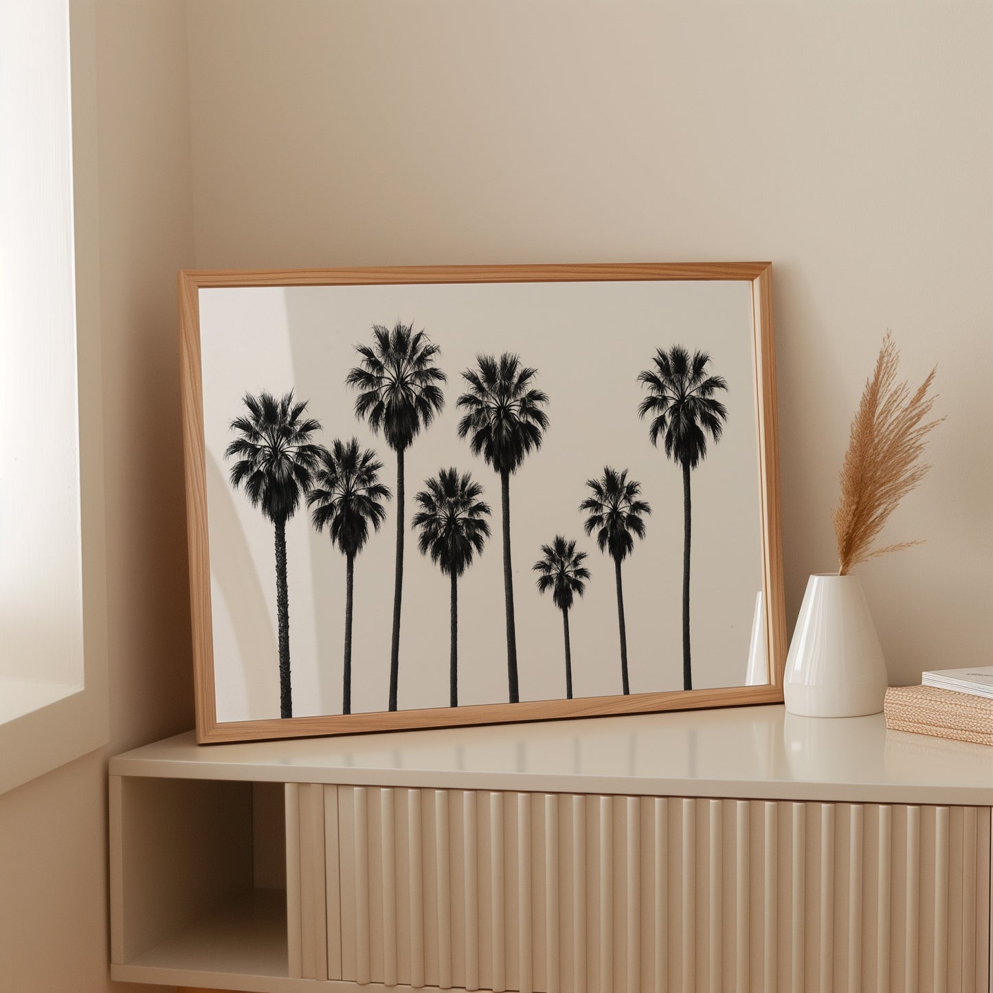 Seven Palms in Perfect Rhythm