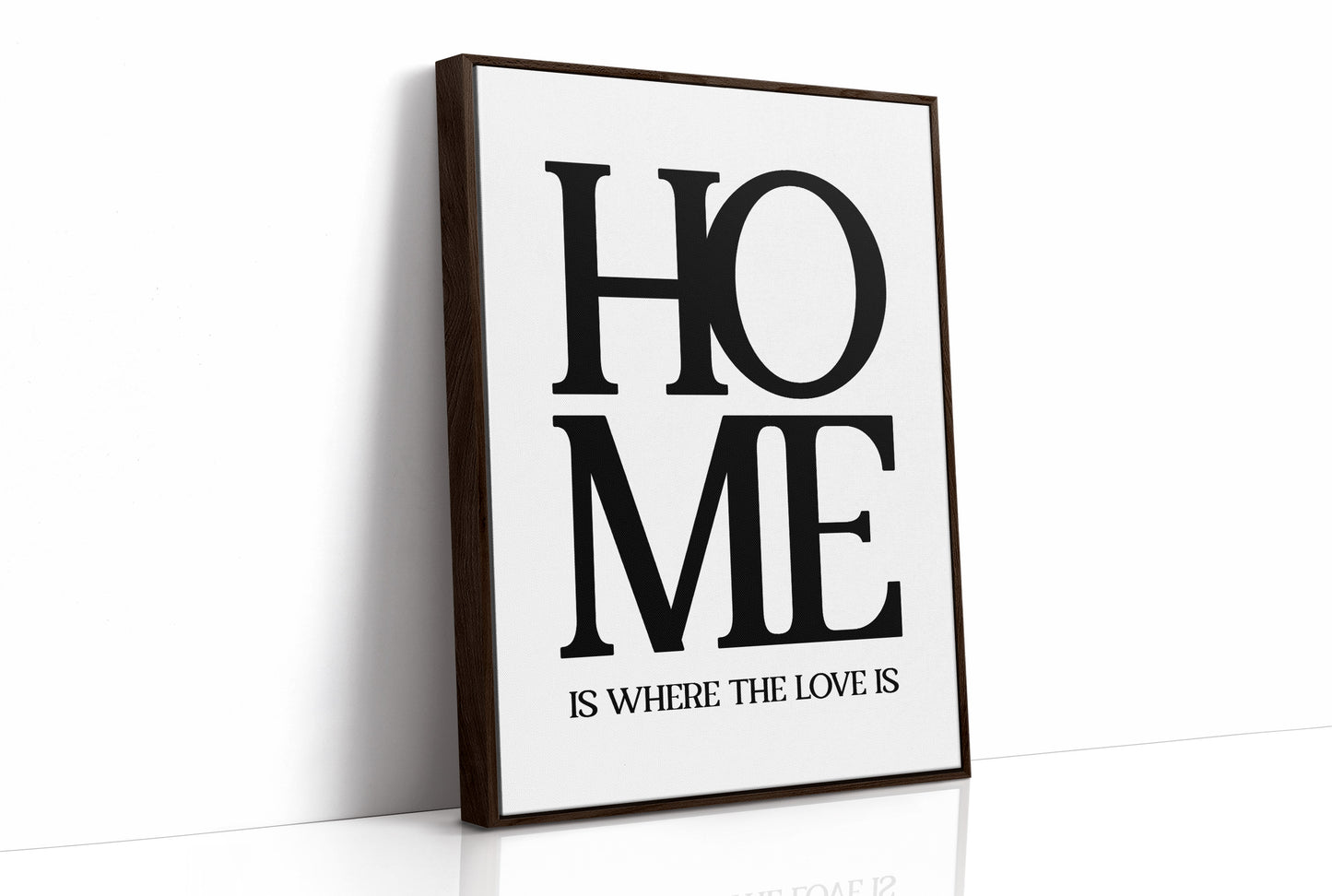 Home Is Where The Love Is Typography Print