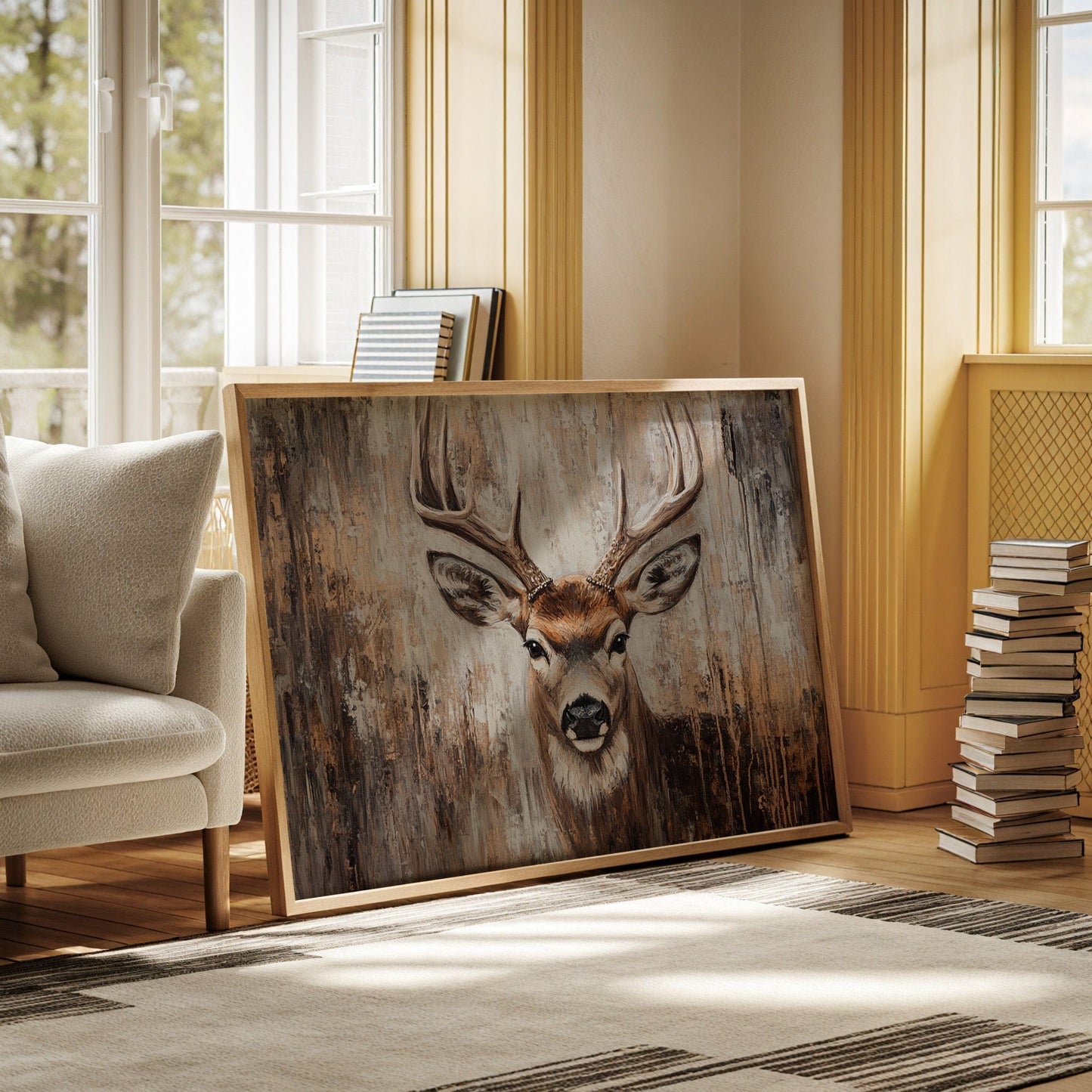 Noble Buck In Winter Light