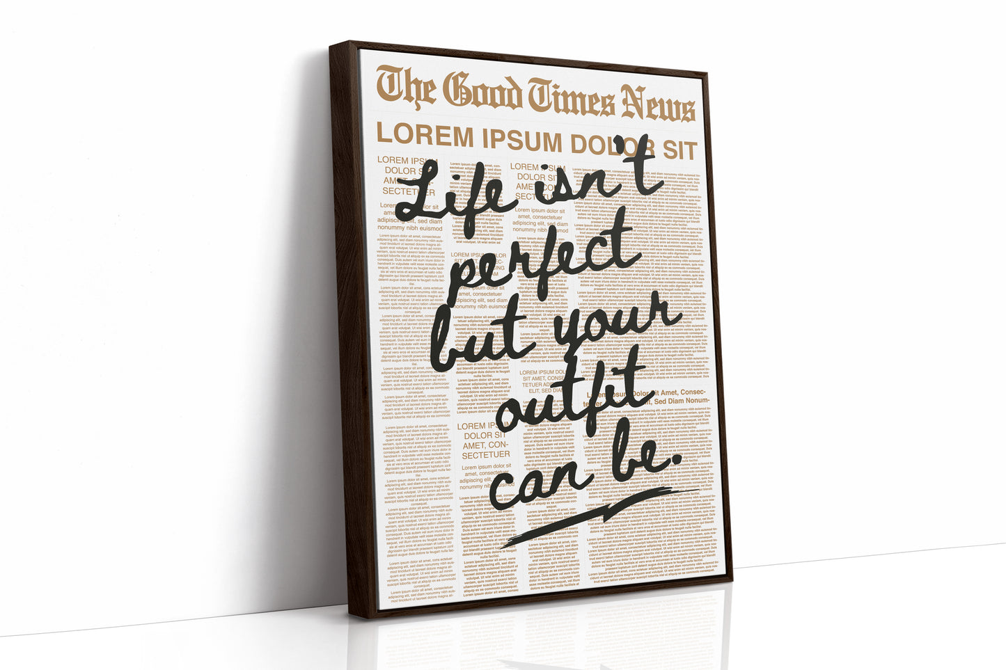 Headlines Dance Through Morning Light