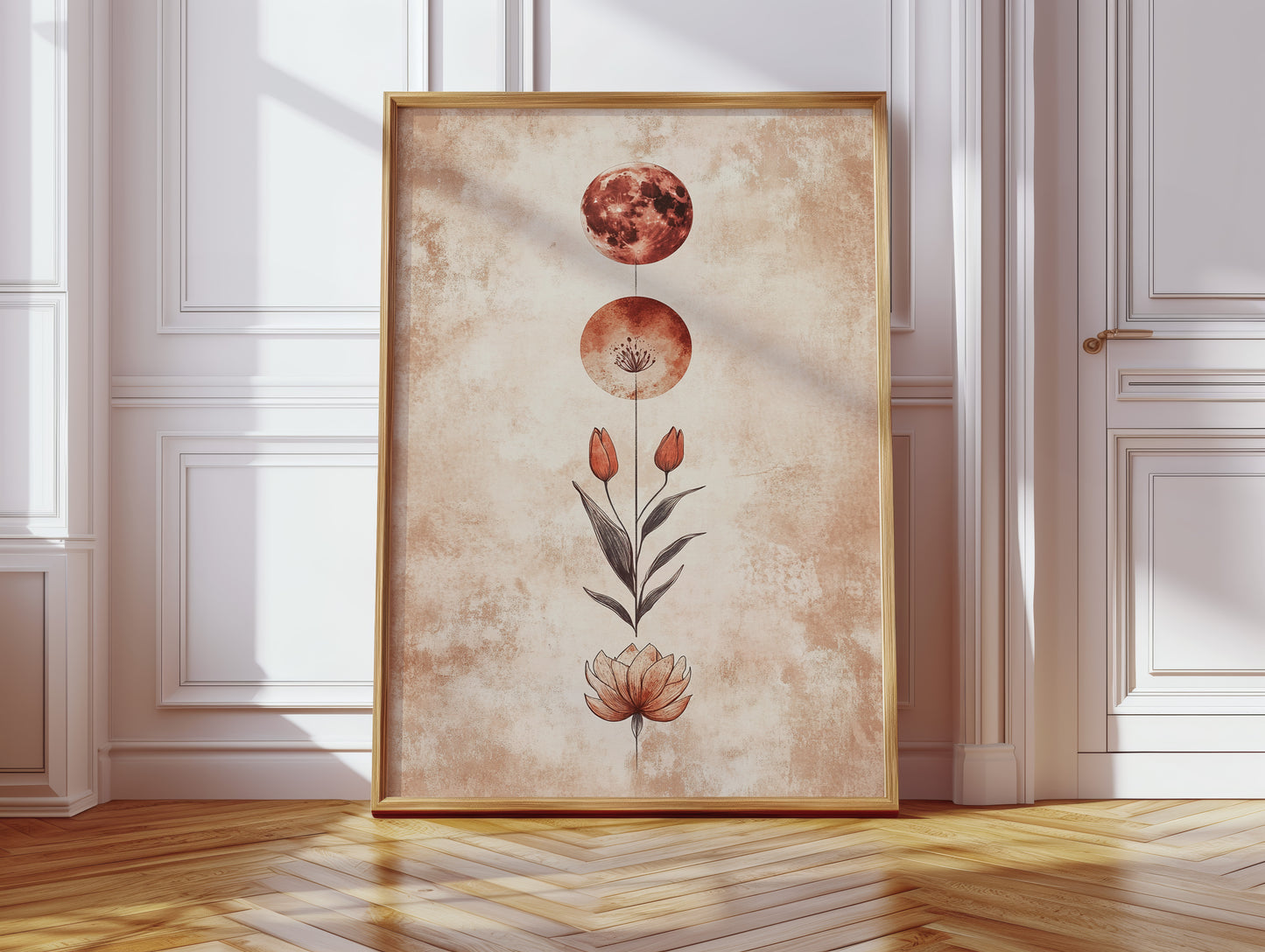 Blood Moon and Blooming Spirit