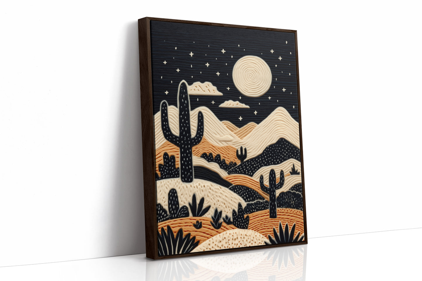 Desert Moonlight Paints Ancient Stories