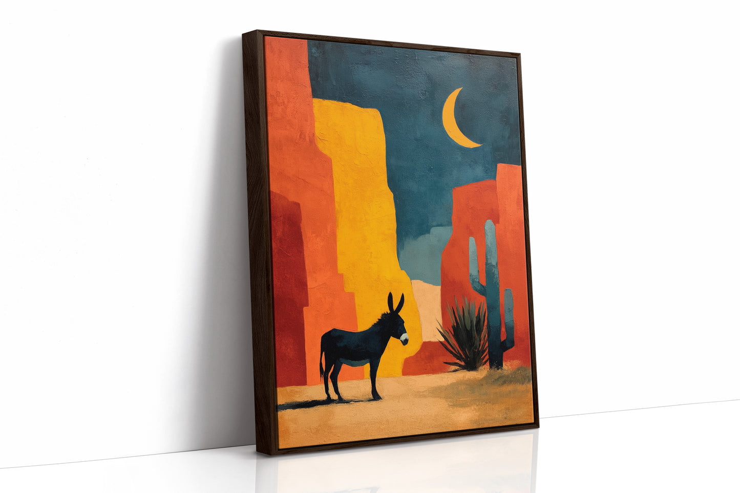 Desert Moon Finds Silent Companions