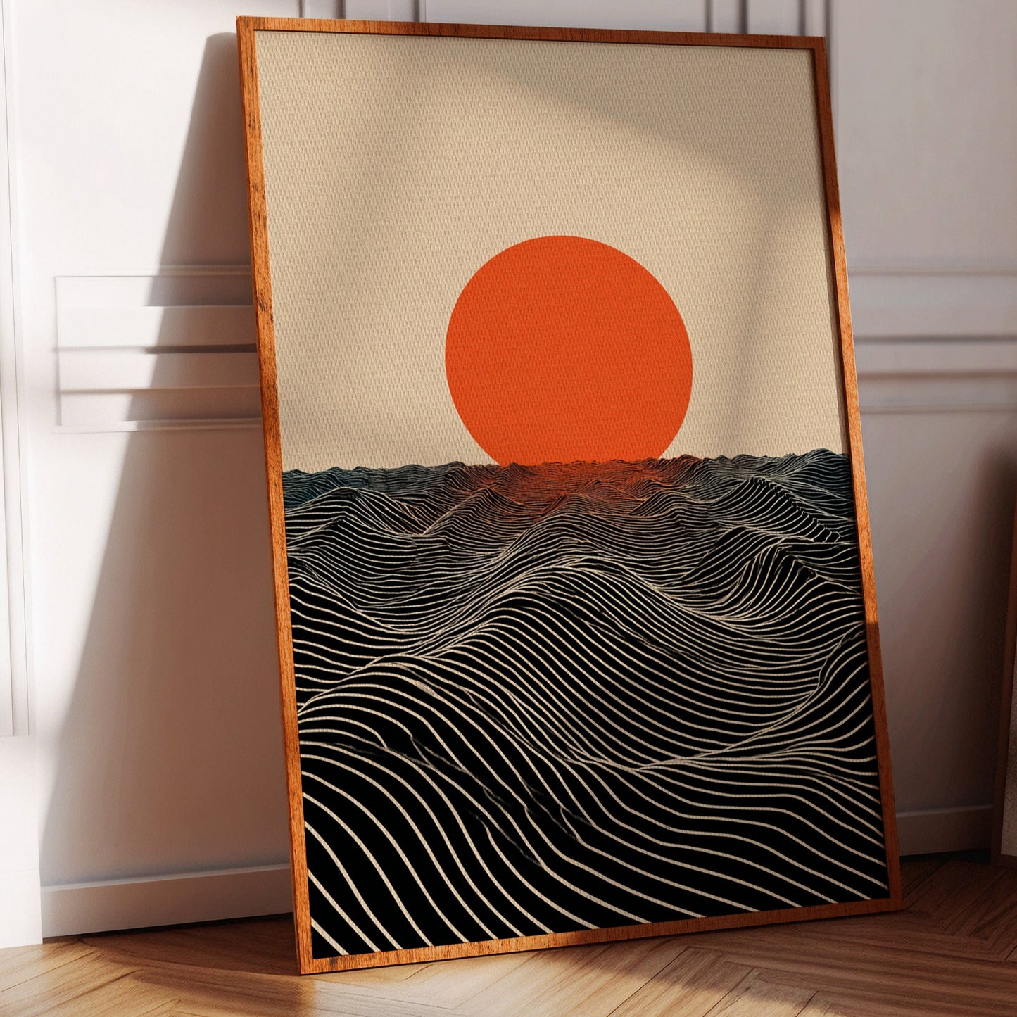 When Sun Meets the Sea's Embrace