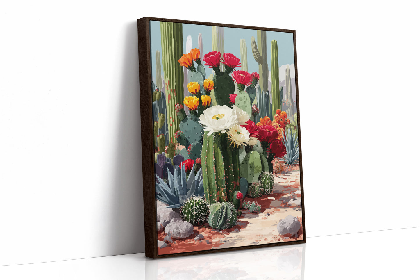 Cactus Blooms Paint Desert Poetry