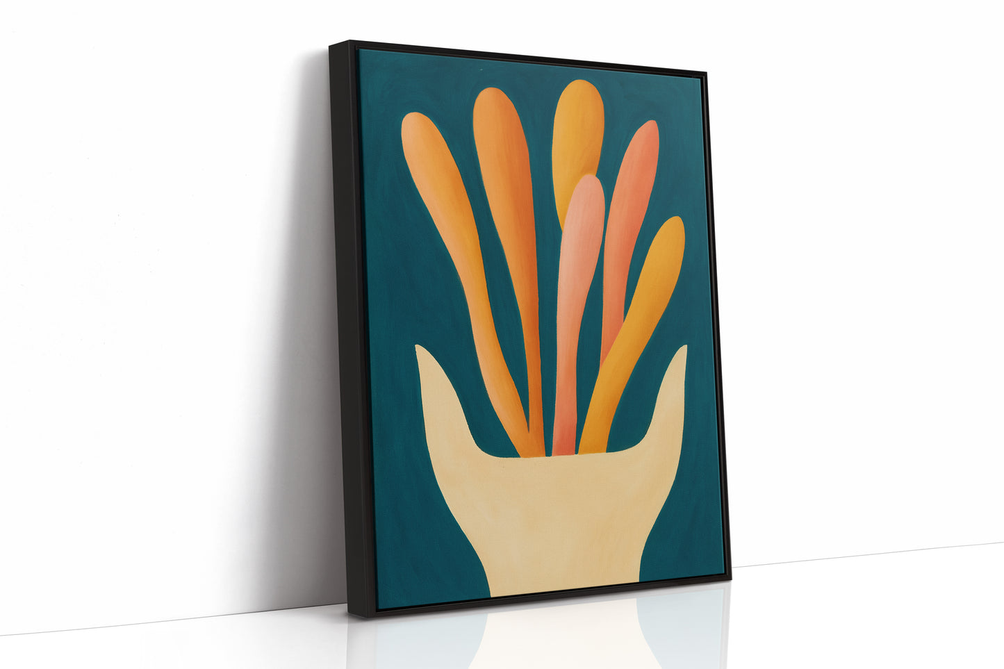 Sunlit Fingers Reach For Sky