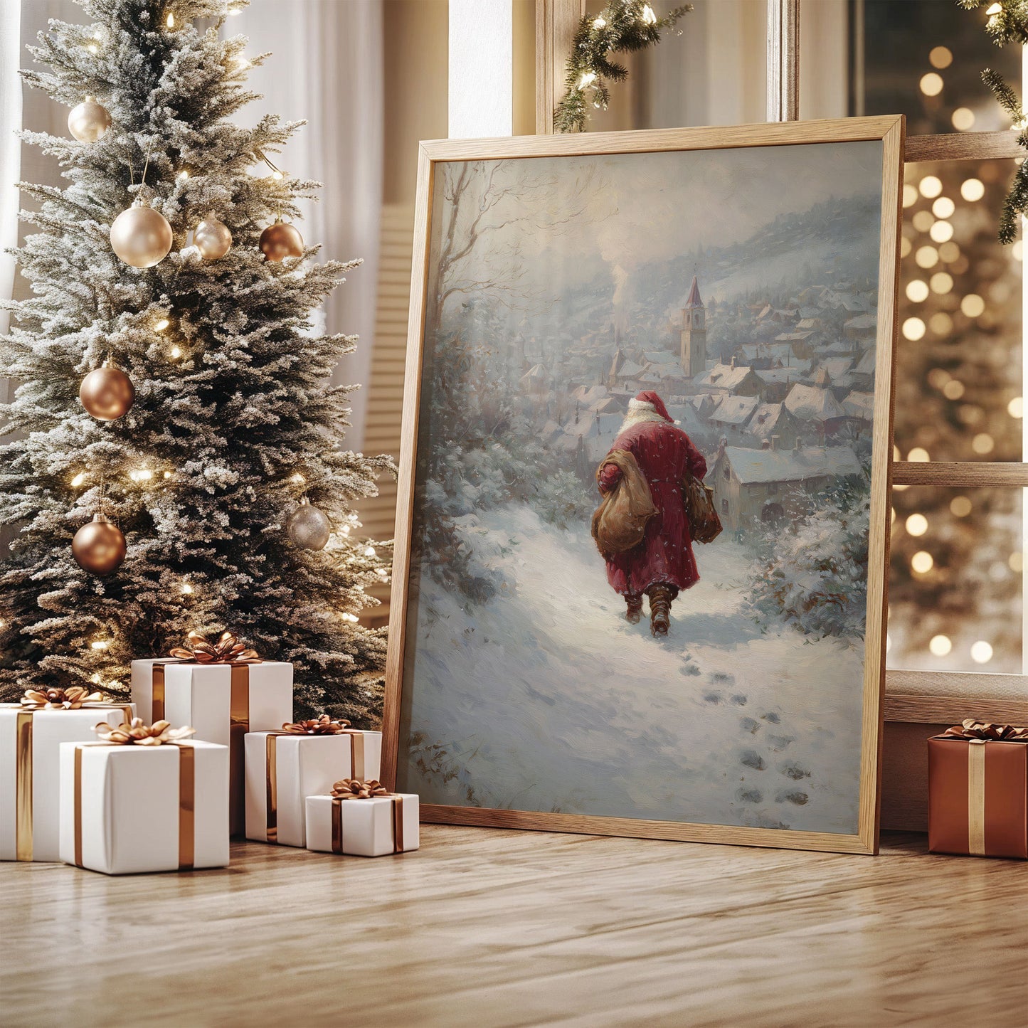 Snow Falls Softly On Sacred Night