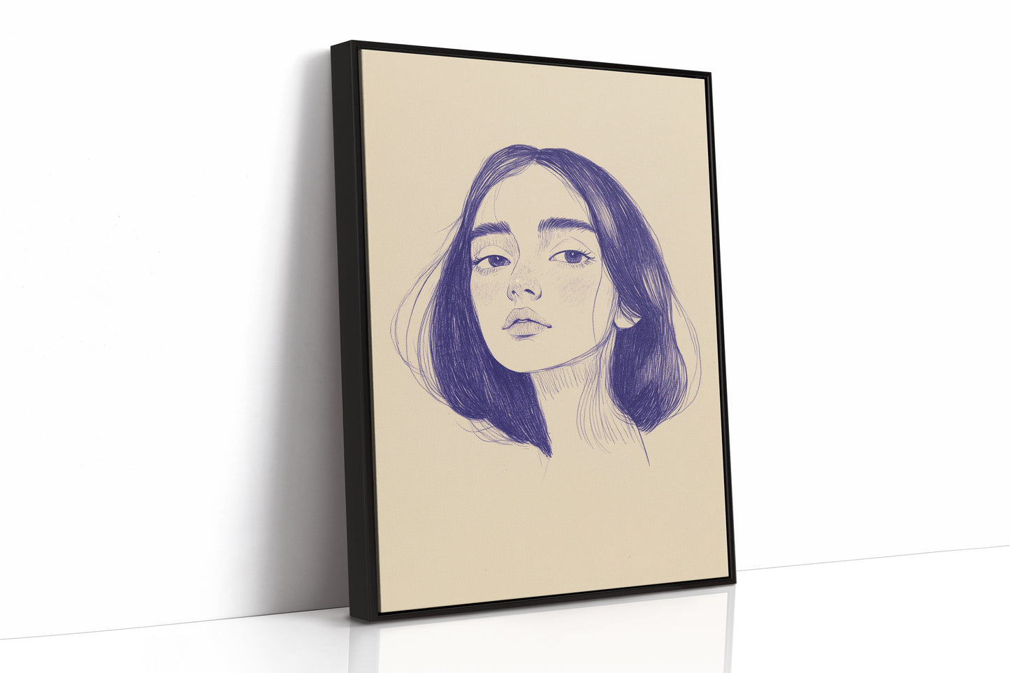 Indigo Lines Tell Silent Stories