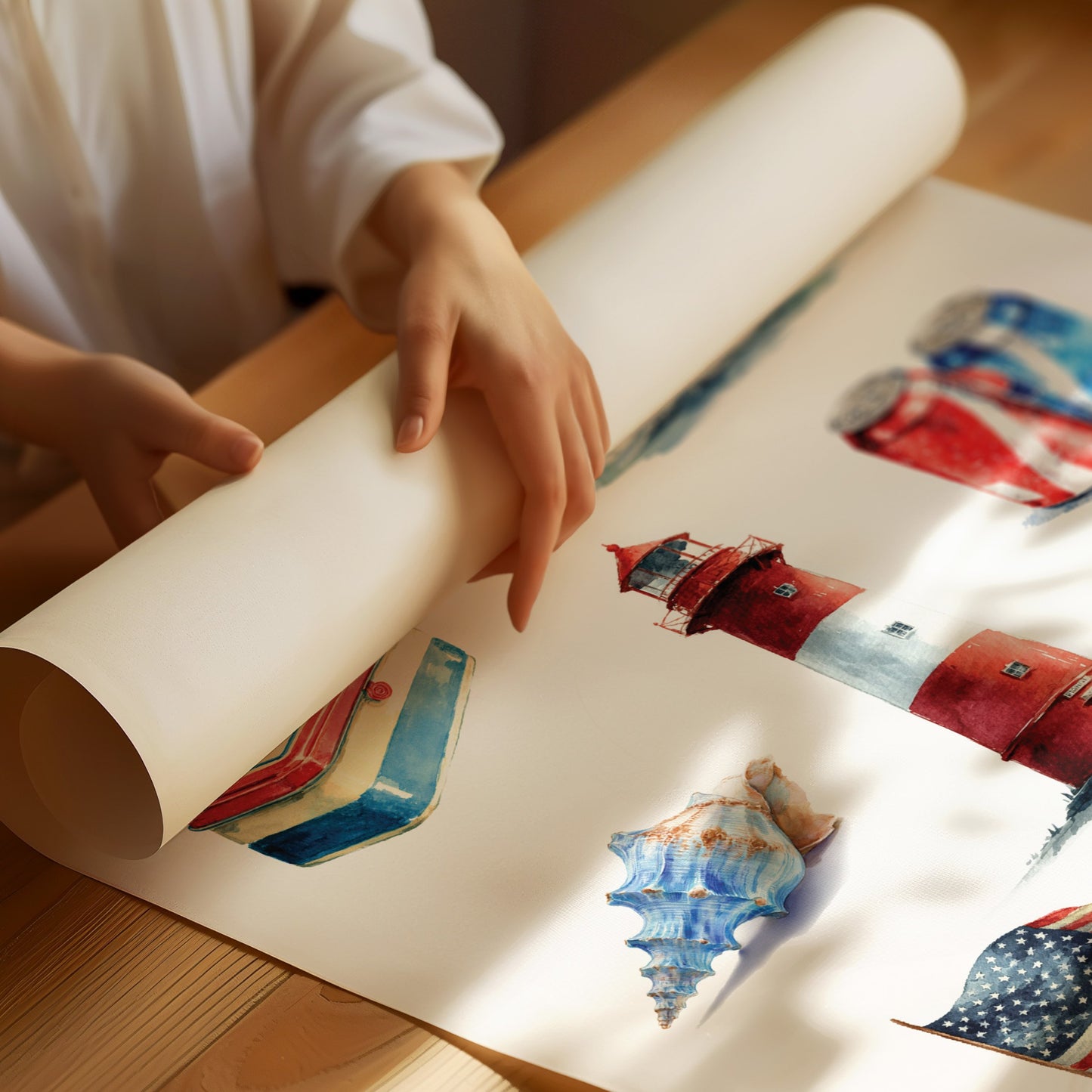 Coastal Treasures Of American Summer