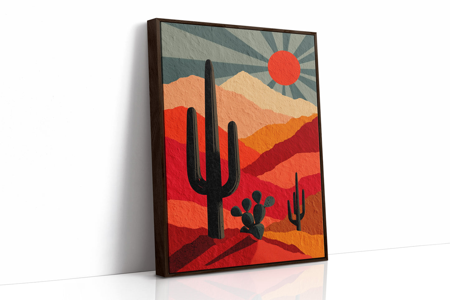 Red Mountains Sing Desert Sunlight