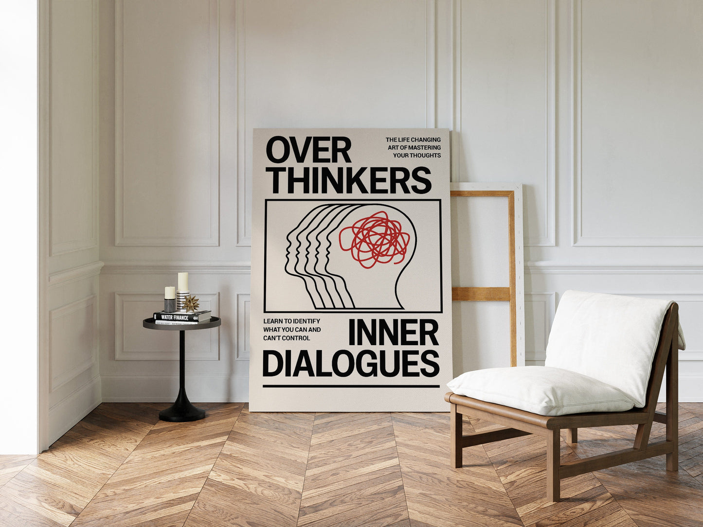 Overthinkers Inner Dialogues – Bold Modern Mental Health Print