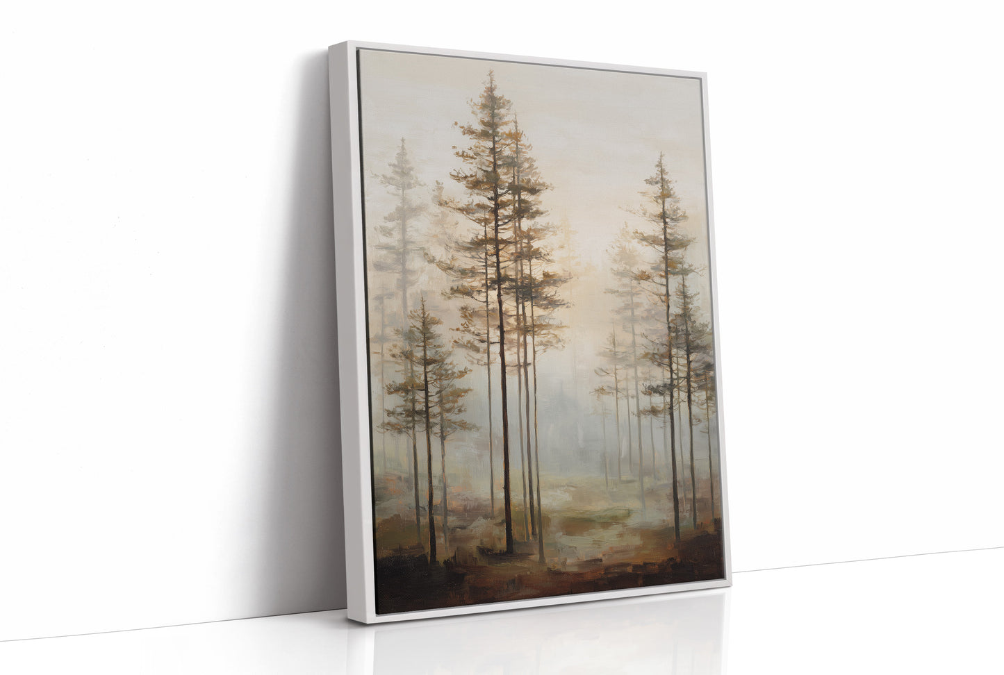 Morning Mist Among Pines