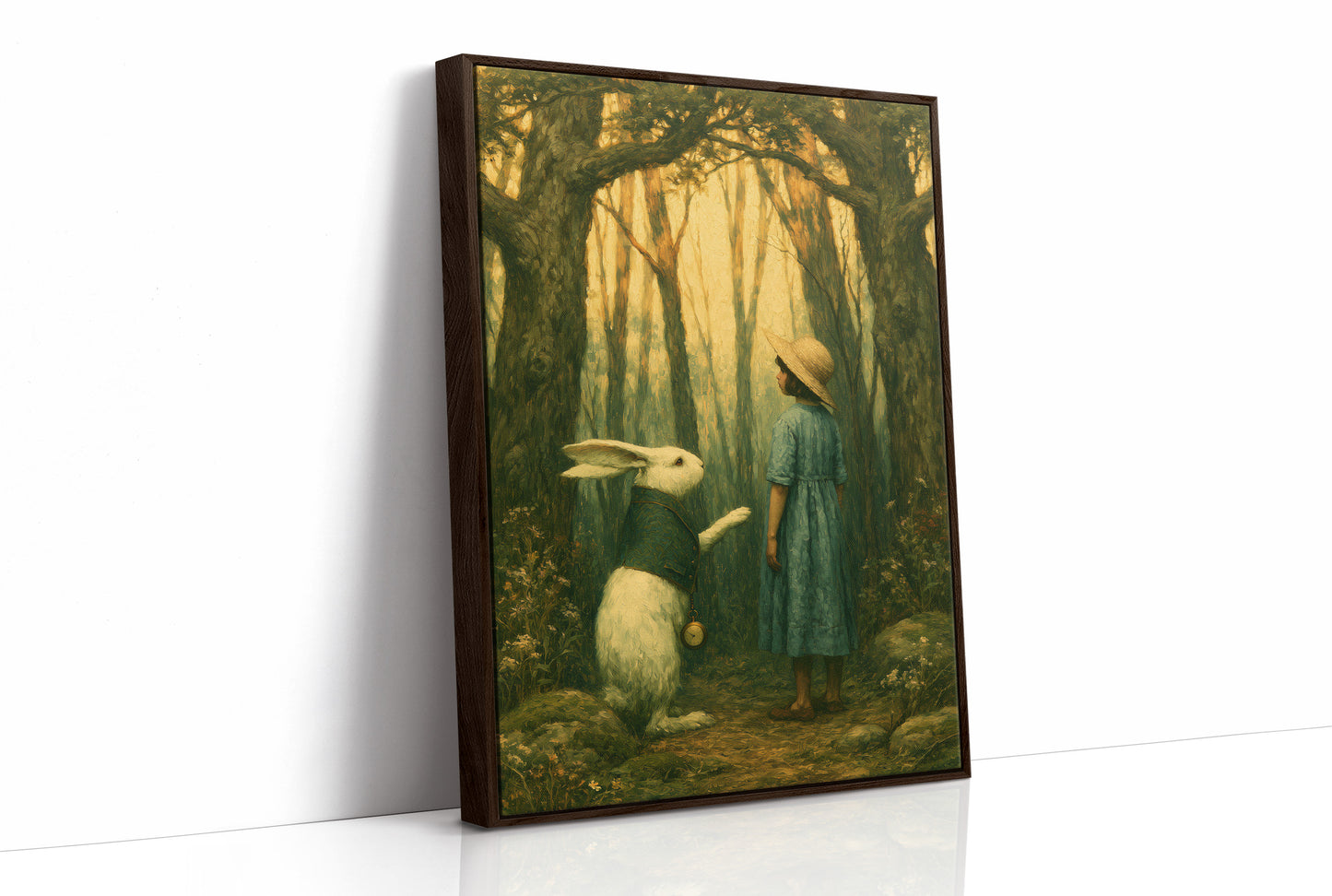 Girl Meets the White Rabbit