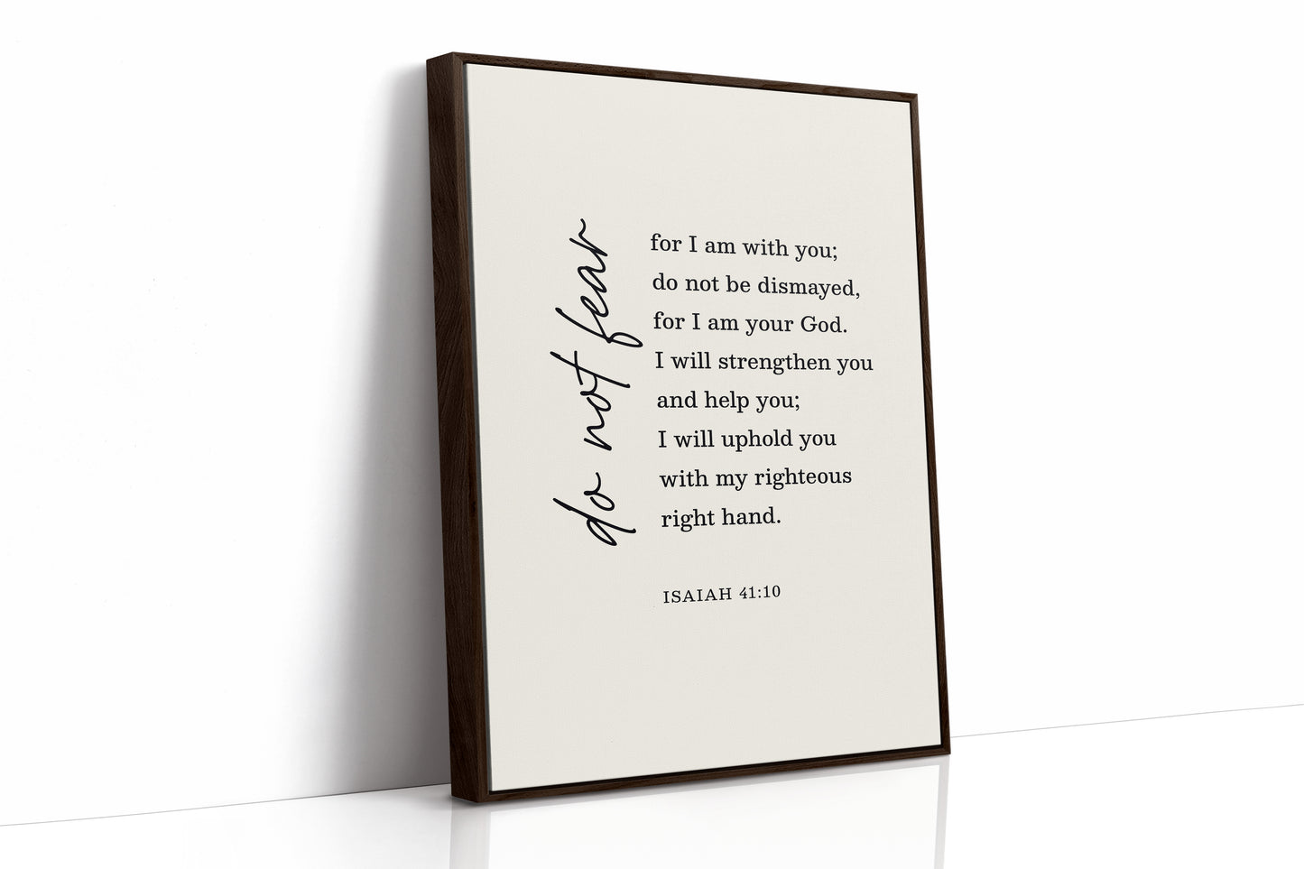 Do Not Fear Isaiah 41 Bible Verse Print