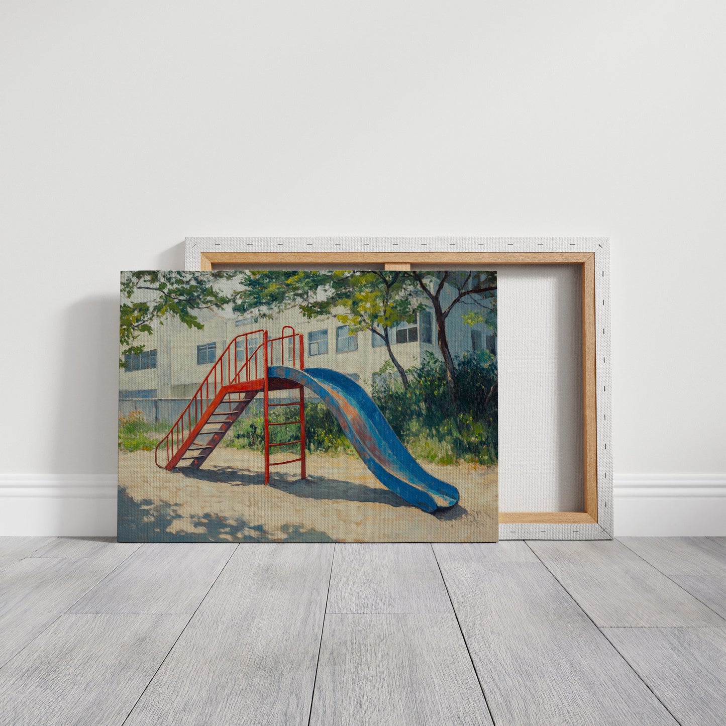 Summer Memories On Metal Slides