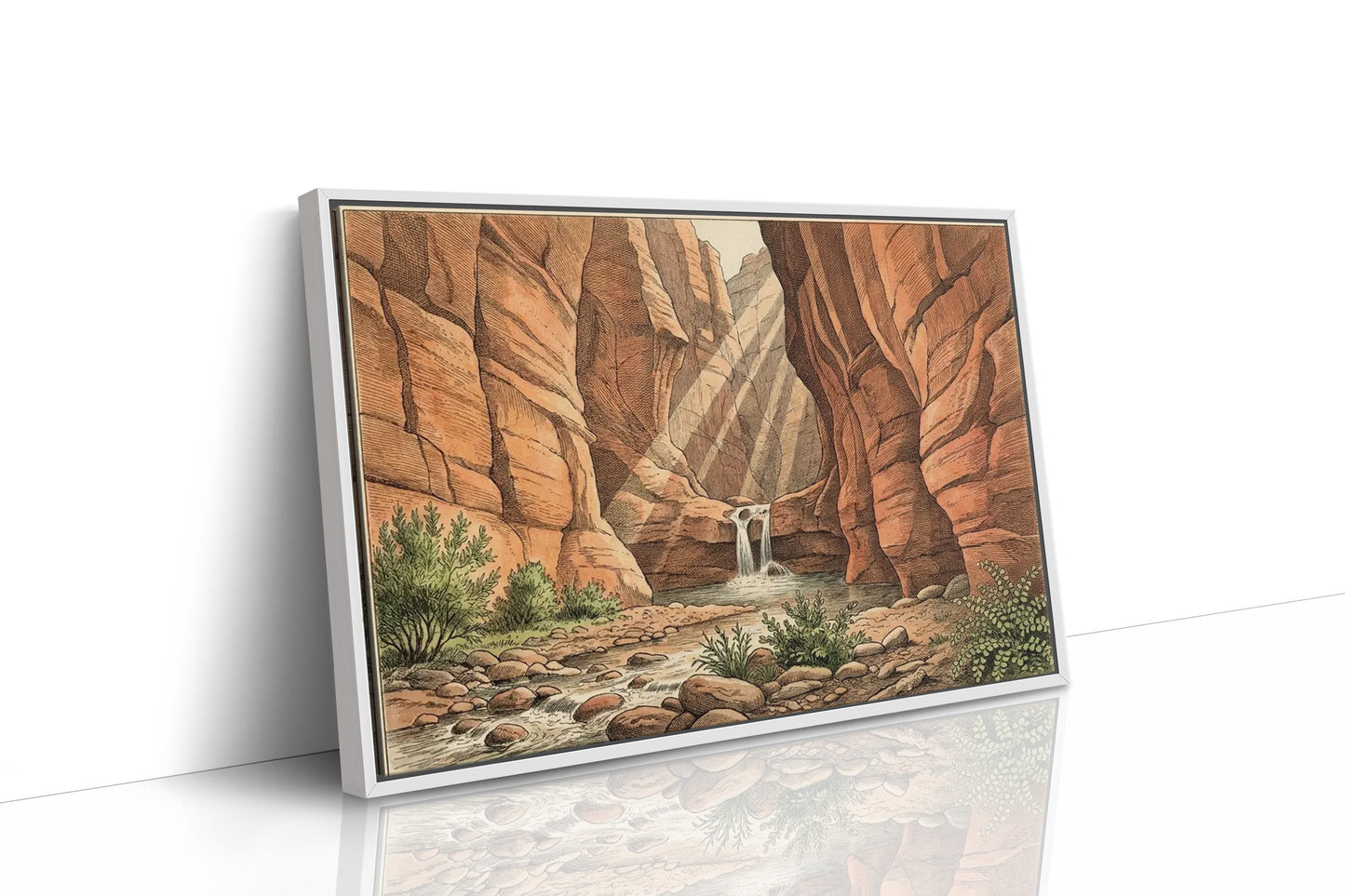 Light Finds the Slot Canyon