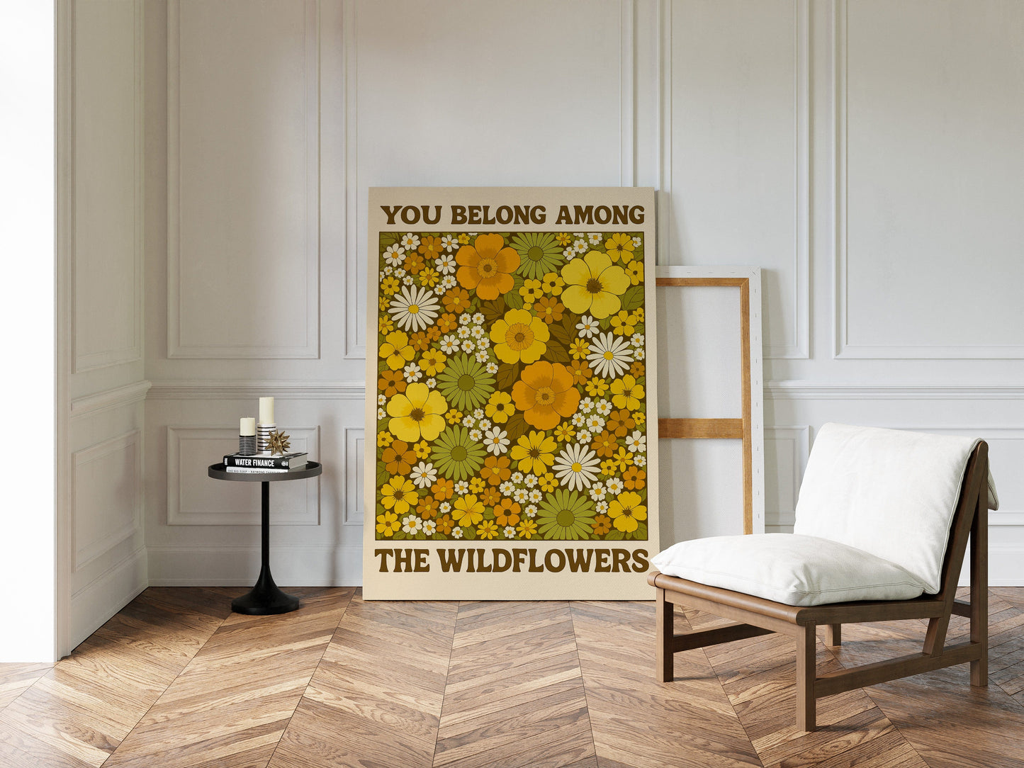 You Belong Among the Wildflowers – Retro Botanical Wall Art