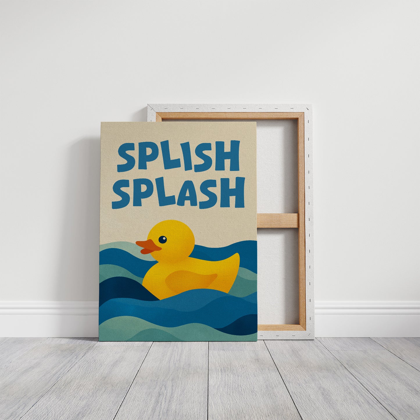 Sunny Duck in Rolling Waves