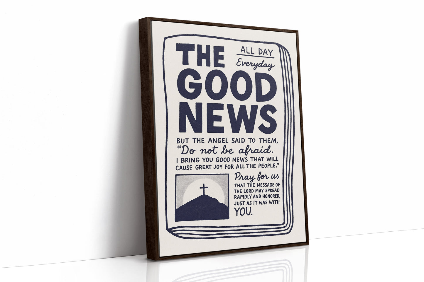 The Good News Everyday Scripture Print