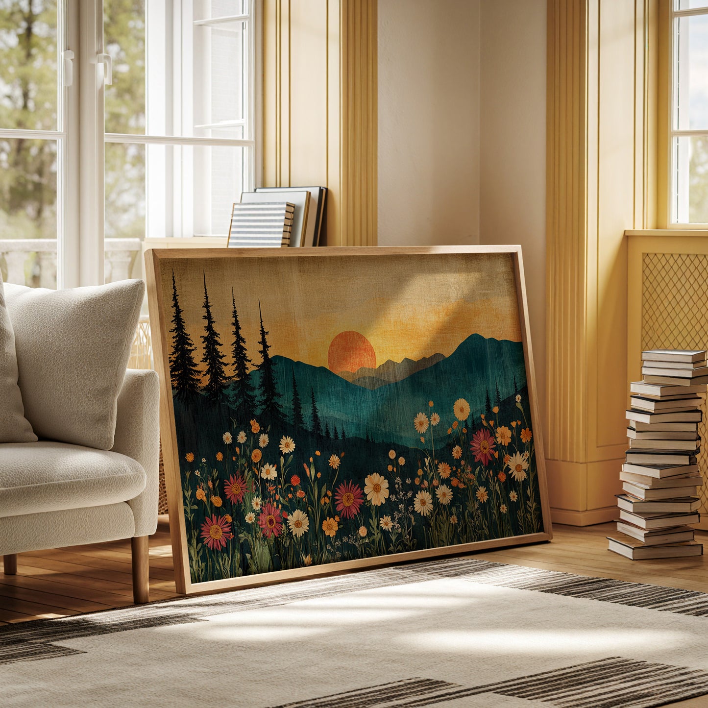 When the Wildflowers Watched the Sun Go Down