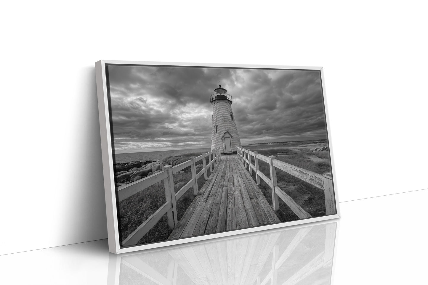 Wooden Path To Coastal Sentinel