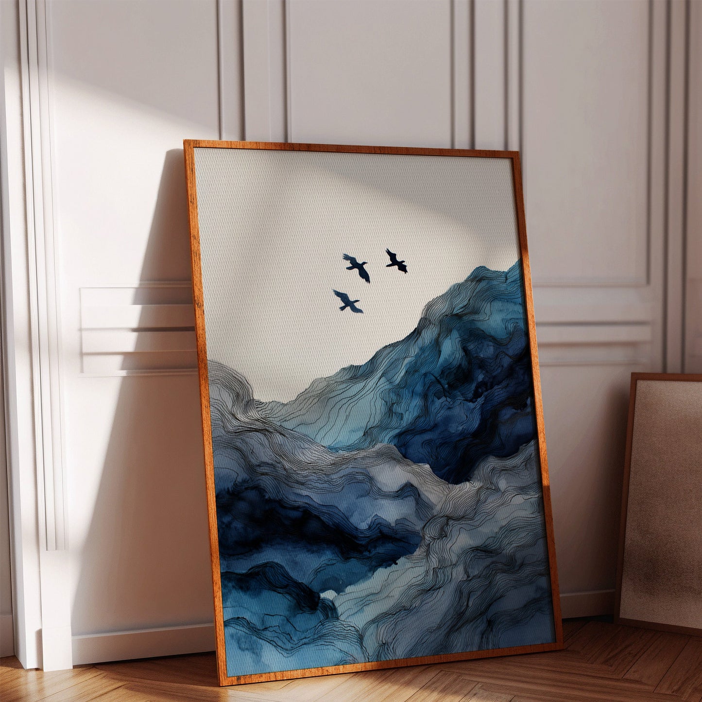 Flight Over Cerulean Peaks