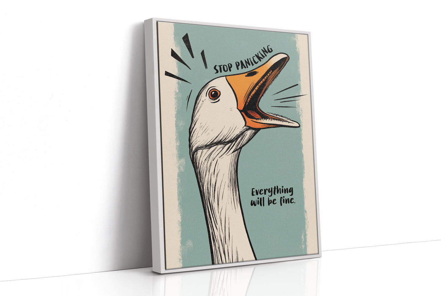 Anxious Goose Offers Calming Wisdom