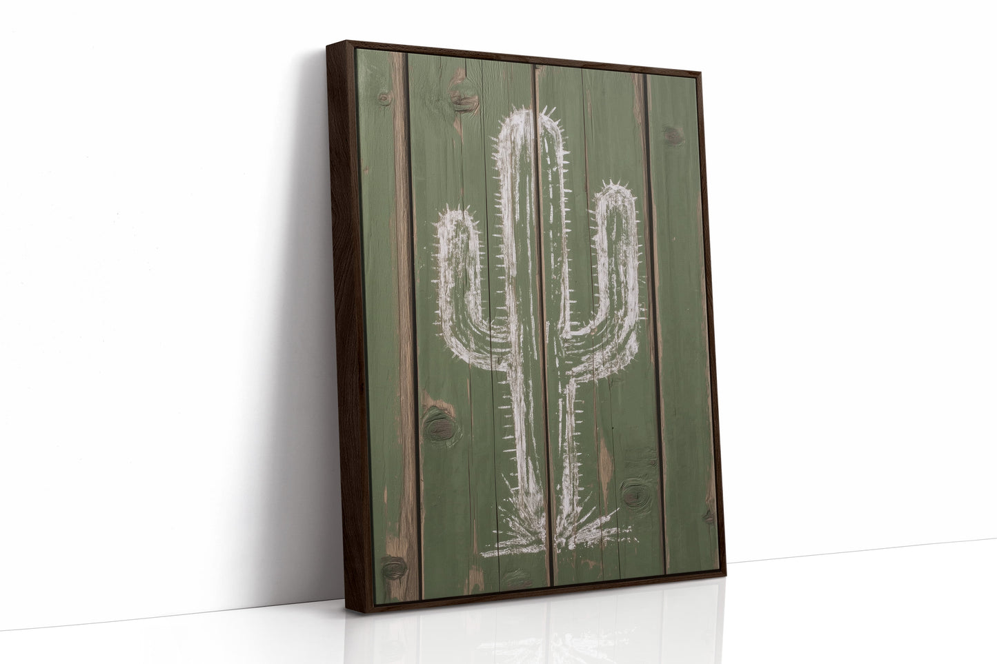 Chalk Stories On Weathered Wood