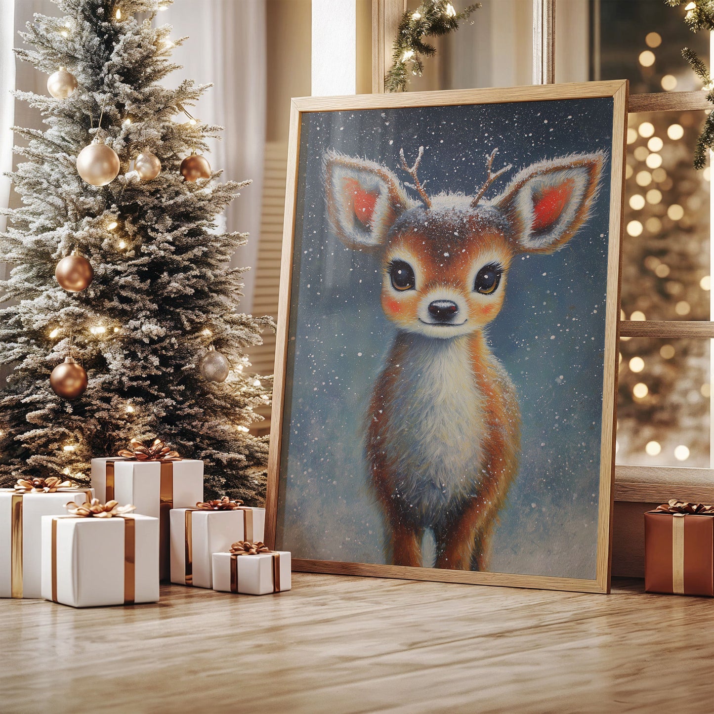 Starlit Fawn Brings Winter Magic