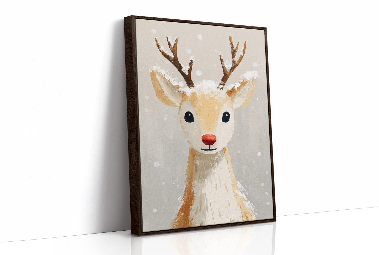 Snow-Dusted Christmas Reindeer