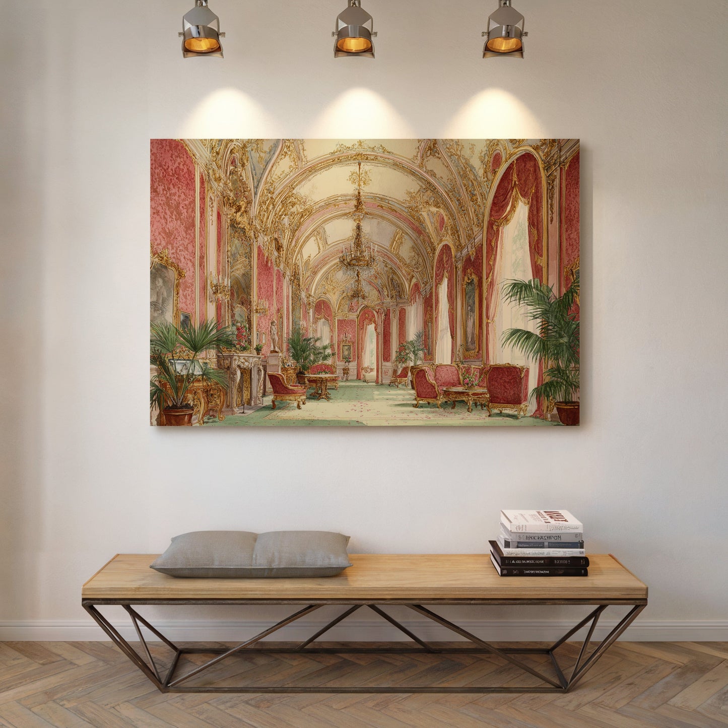 Palace Palms Grace Gilded Corridors