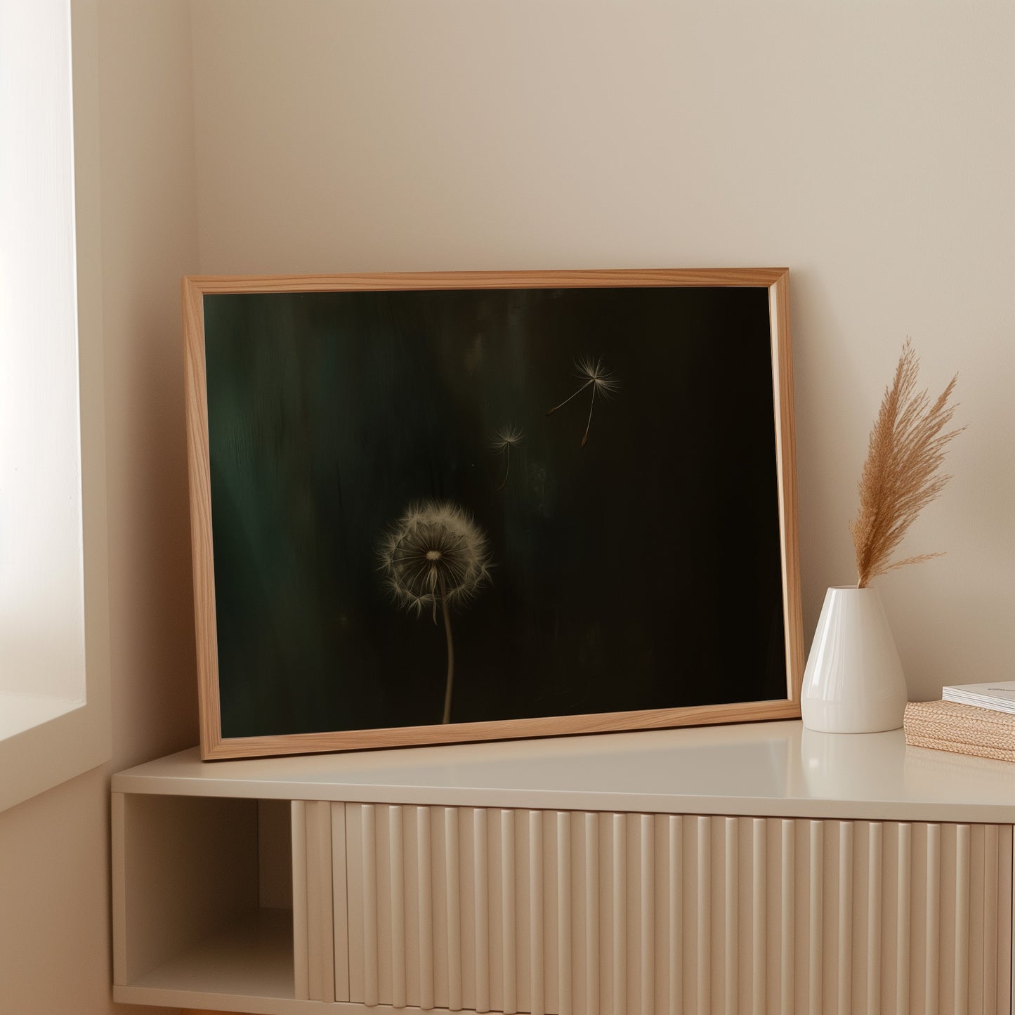 Whispers on the Wind Dandelion Print