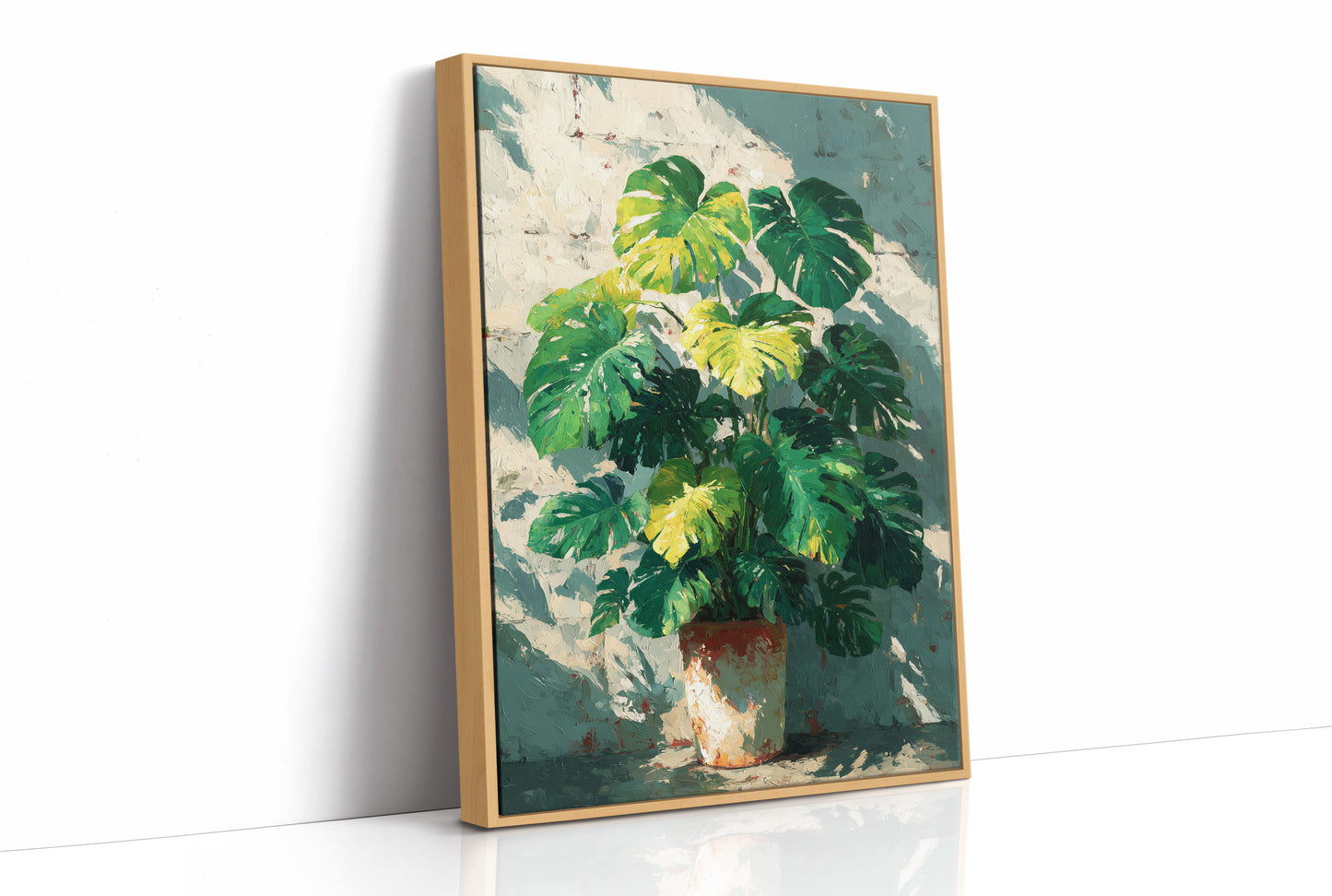 Light Found the Monstera First