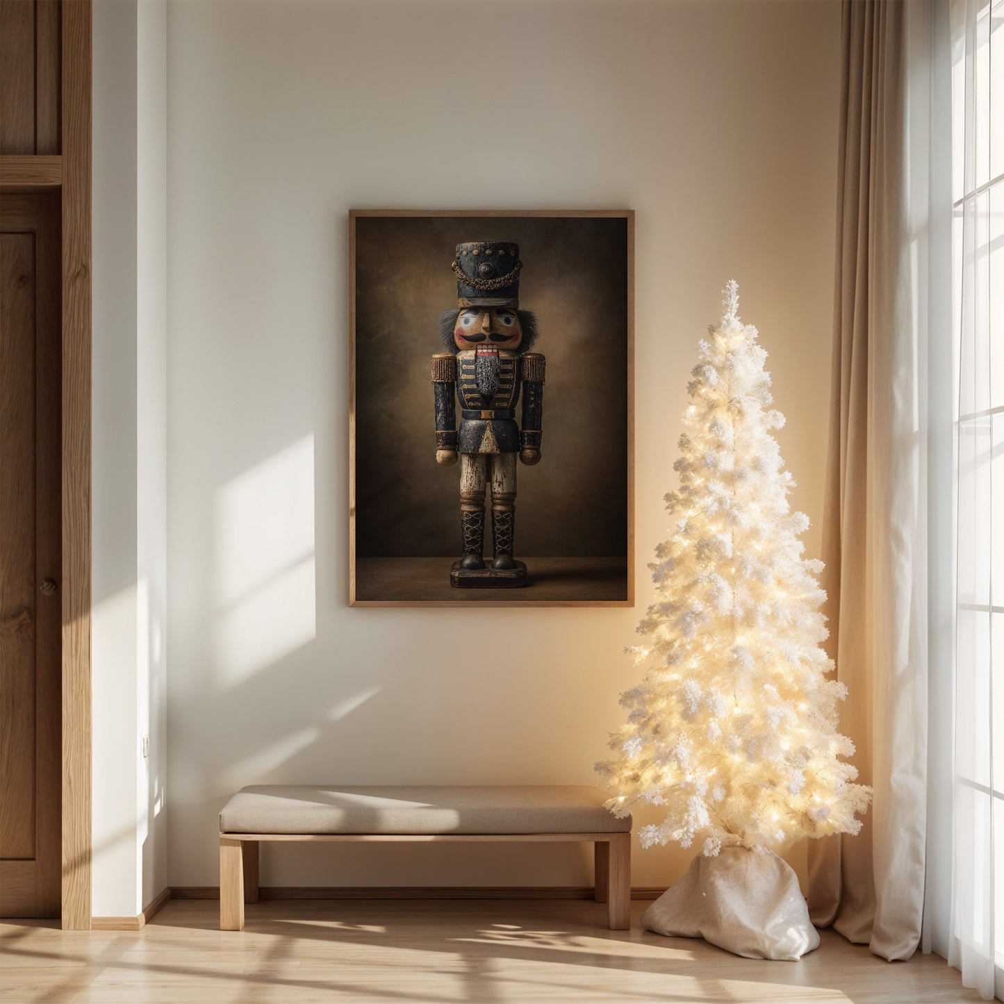 Noble Nutcracker Keeps Winter's Watch