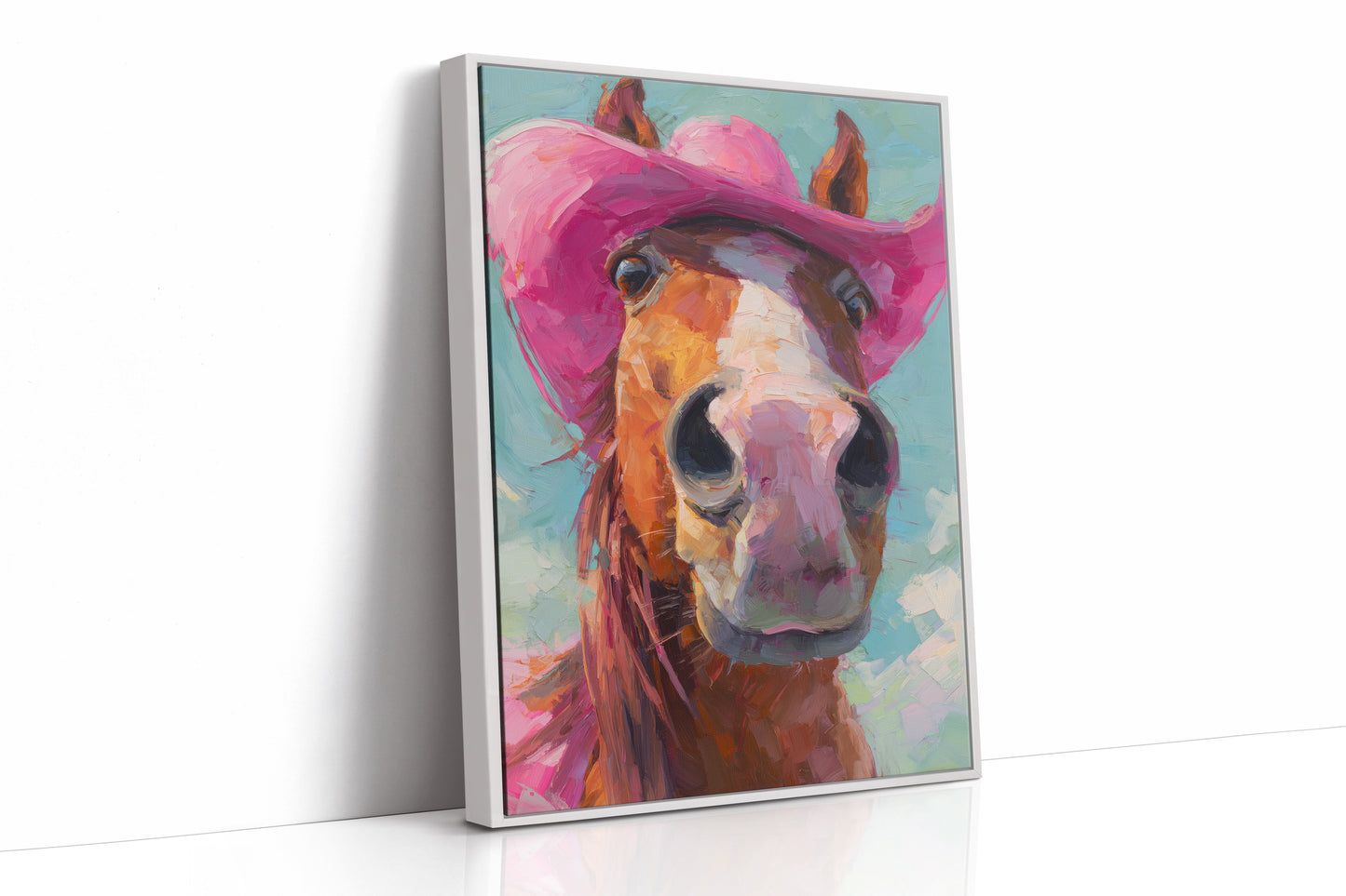 Cowgirl's Steed In Magenta