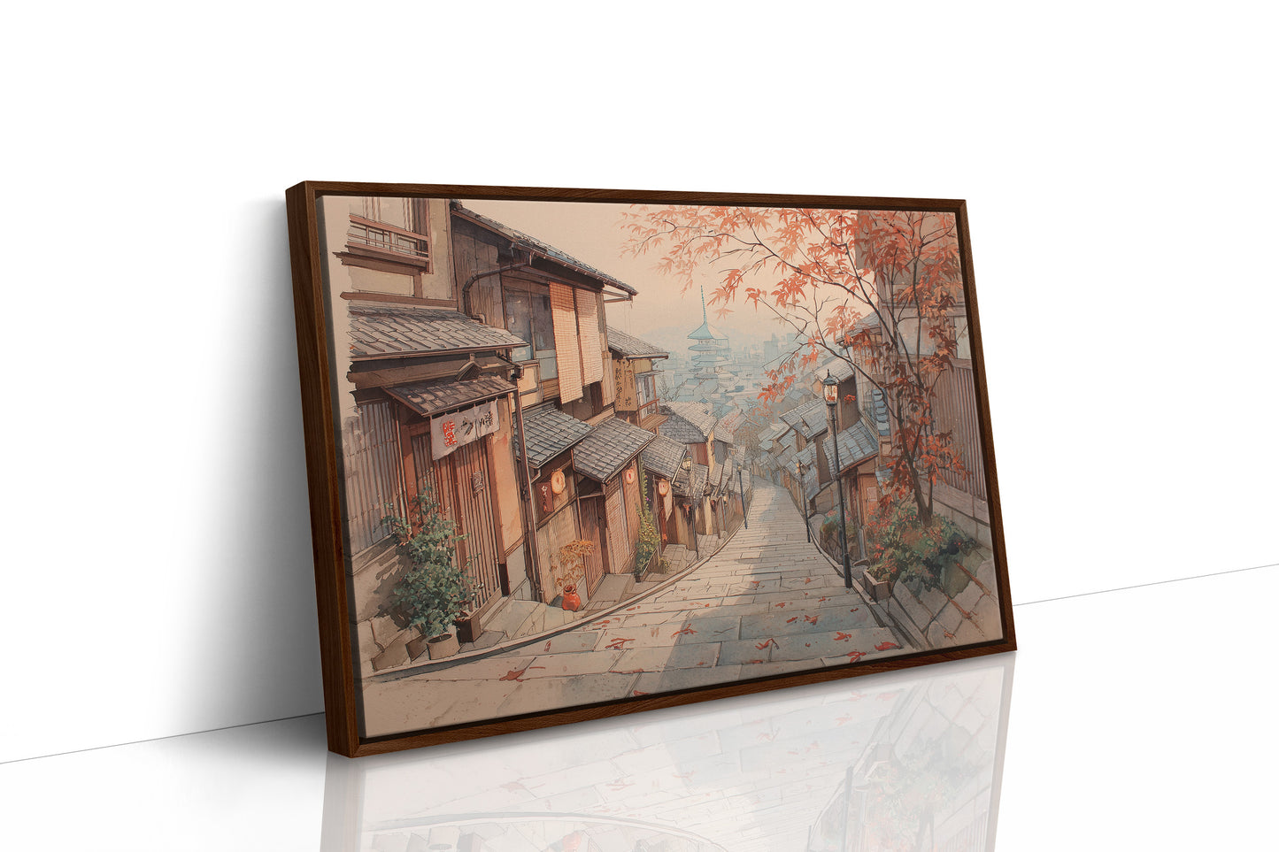 Autumn Maple Graces Ancient Streets