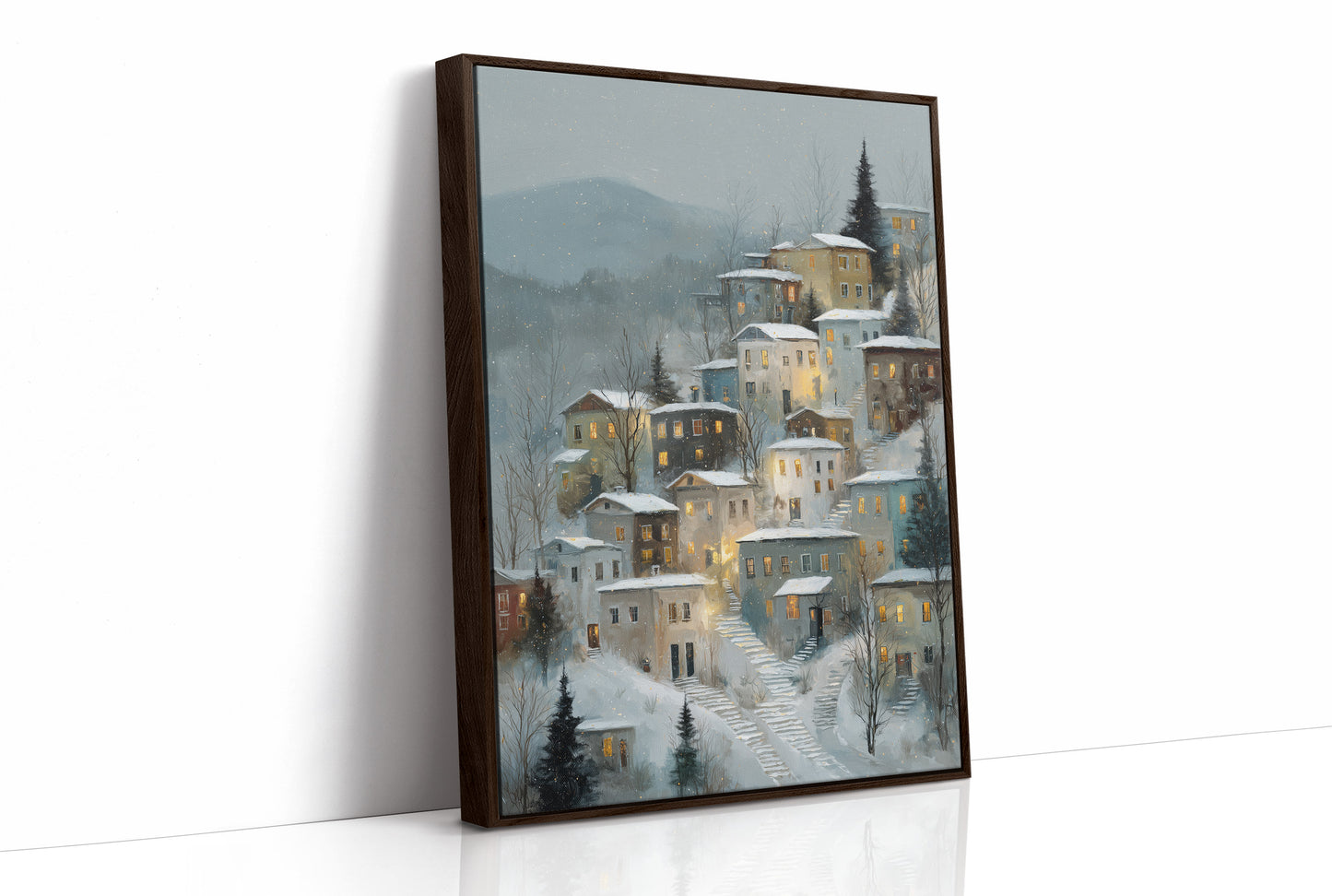 Hillside Haven in Winter's Embrace