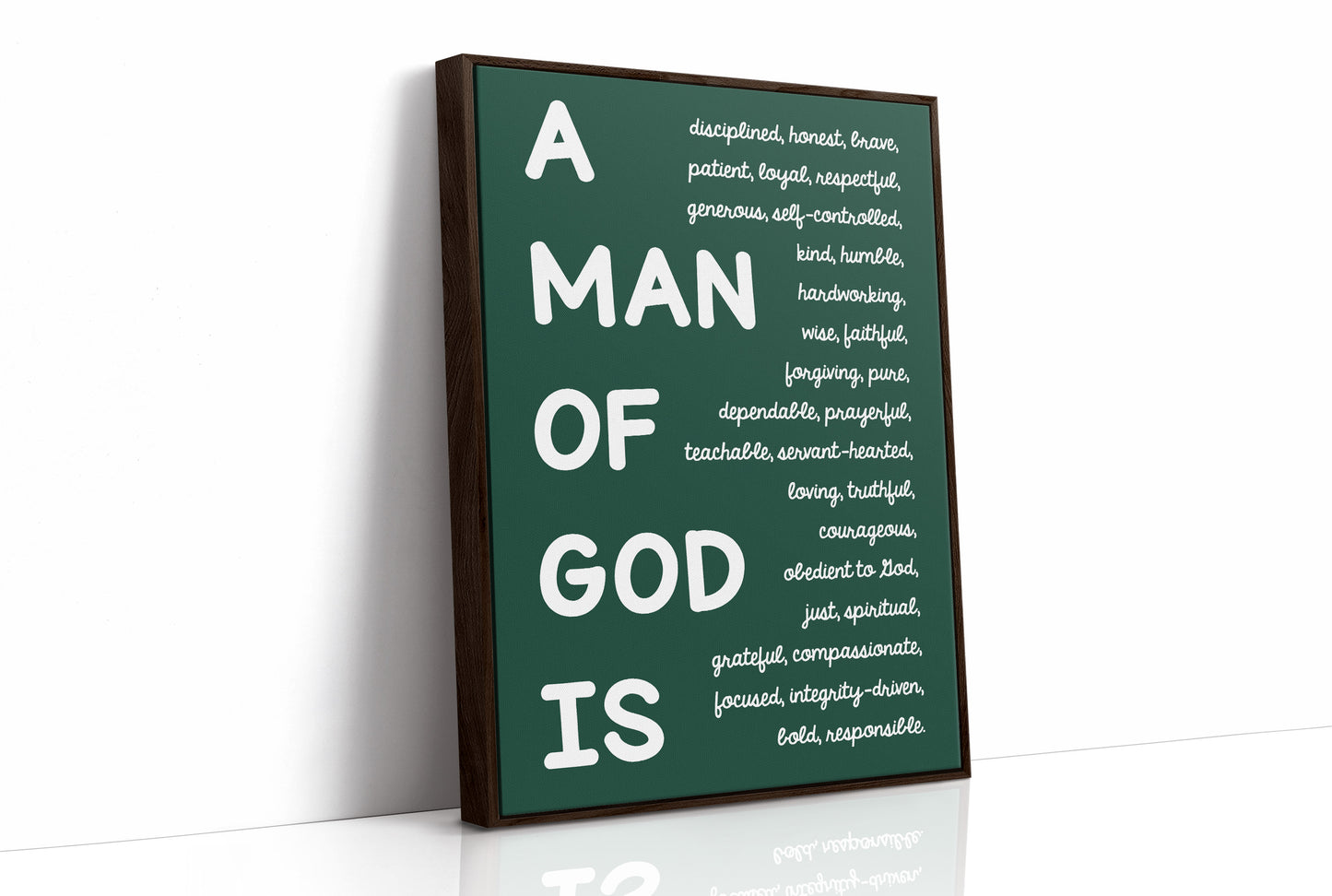 A Man of God Is (Forest Green)