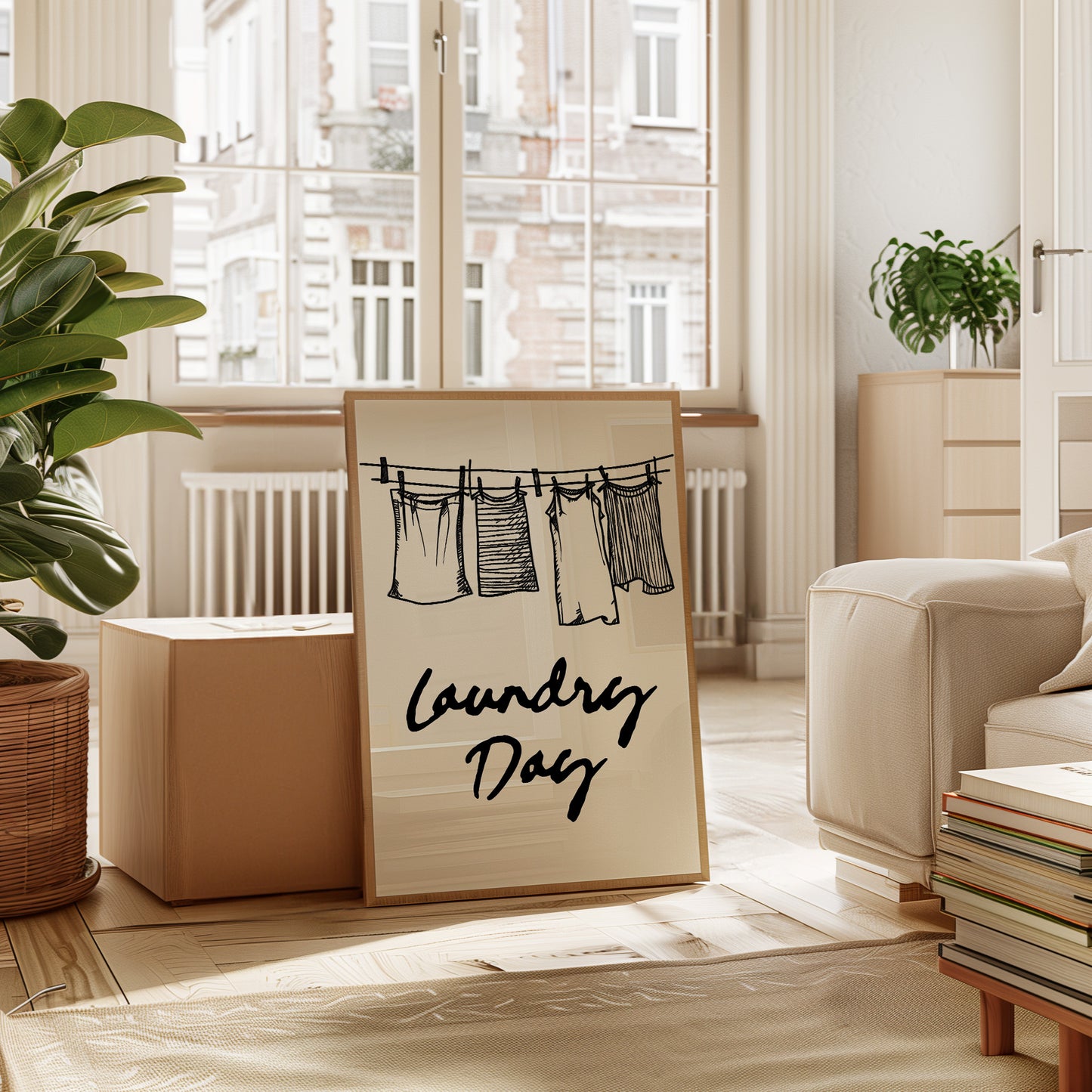 Clothespins Dance In Morning Light