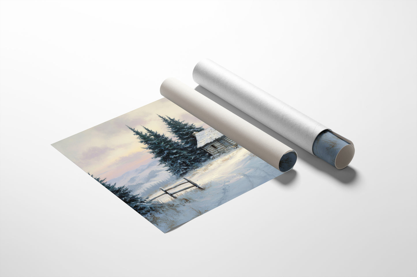 Snow Settles On Mountain Memories