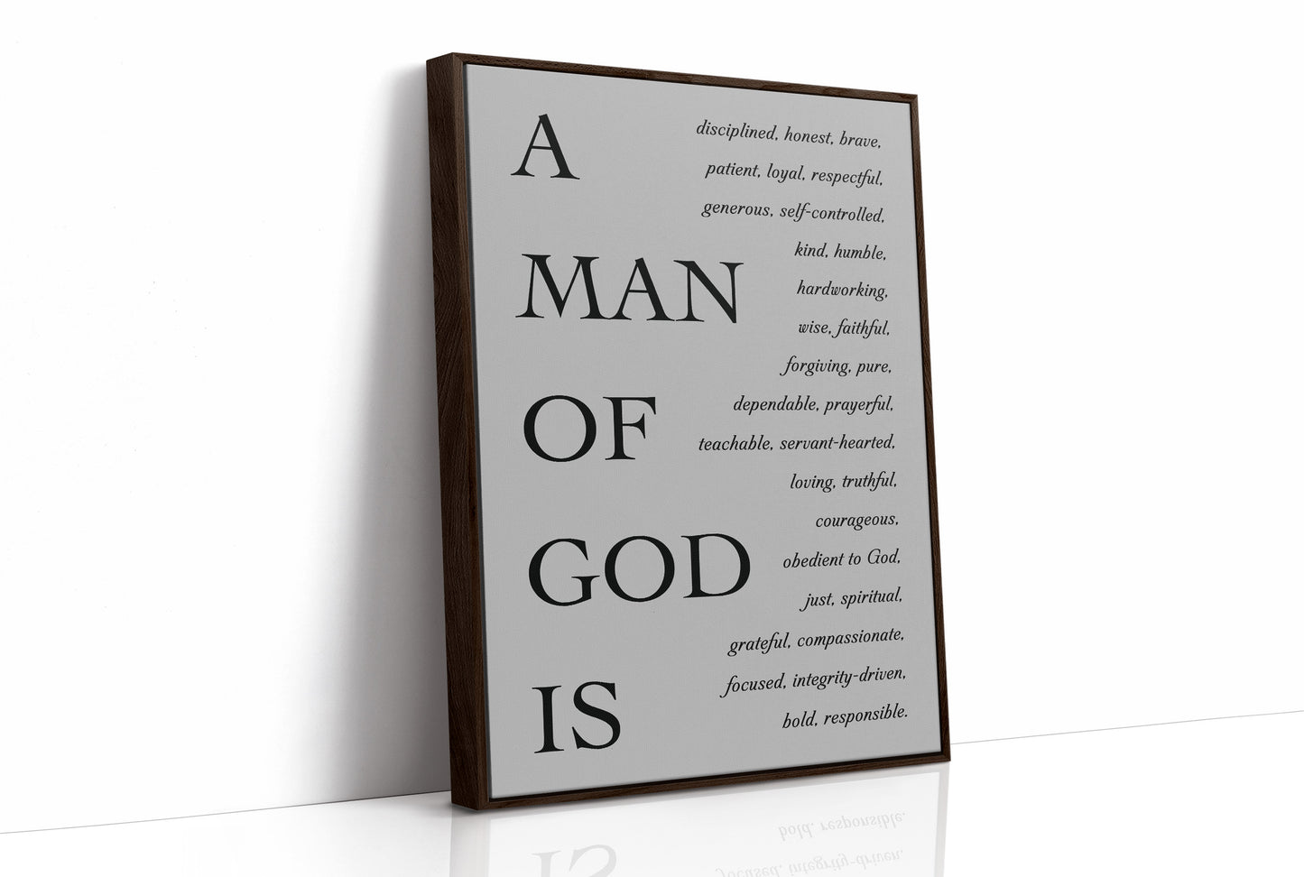 A Man of God Is (Classic Serif)