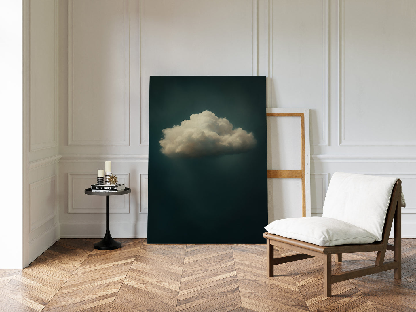 Solitary Cloud in Still Air