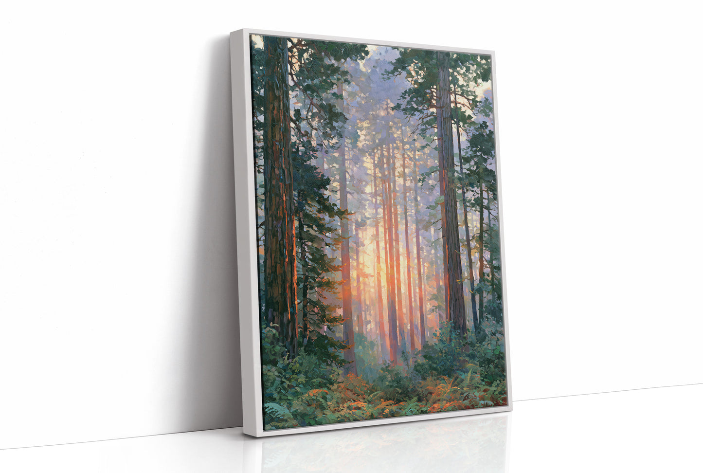 Sunset Through the Pines