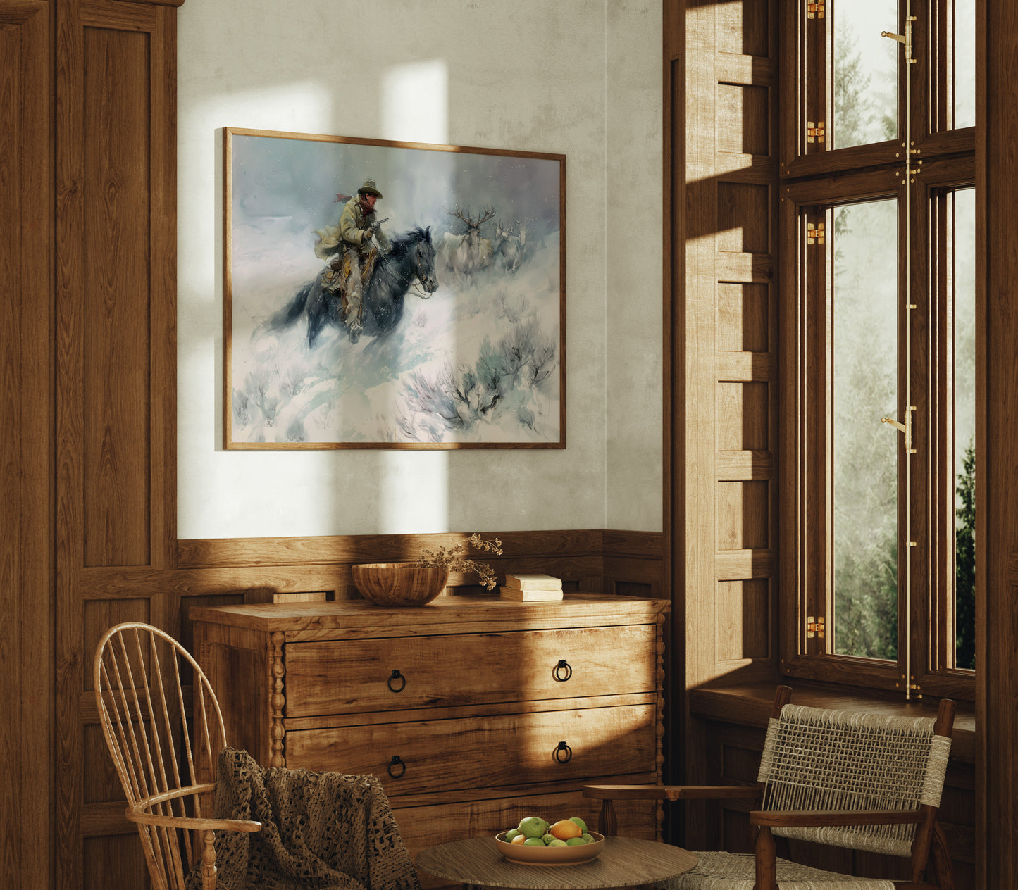 Wild Chase Through Winter Storm