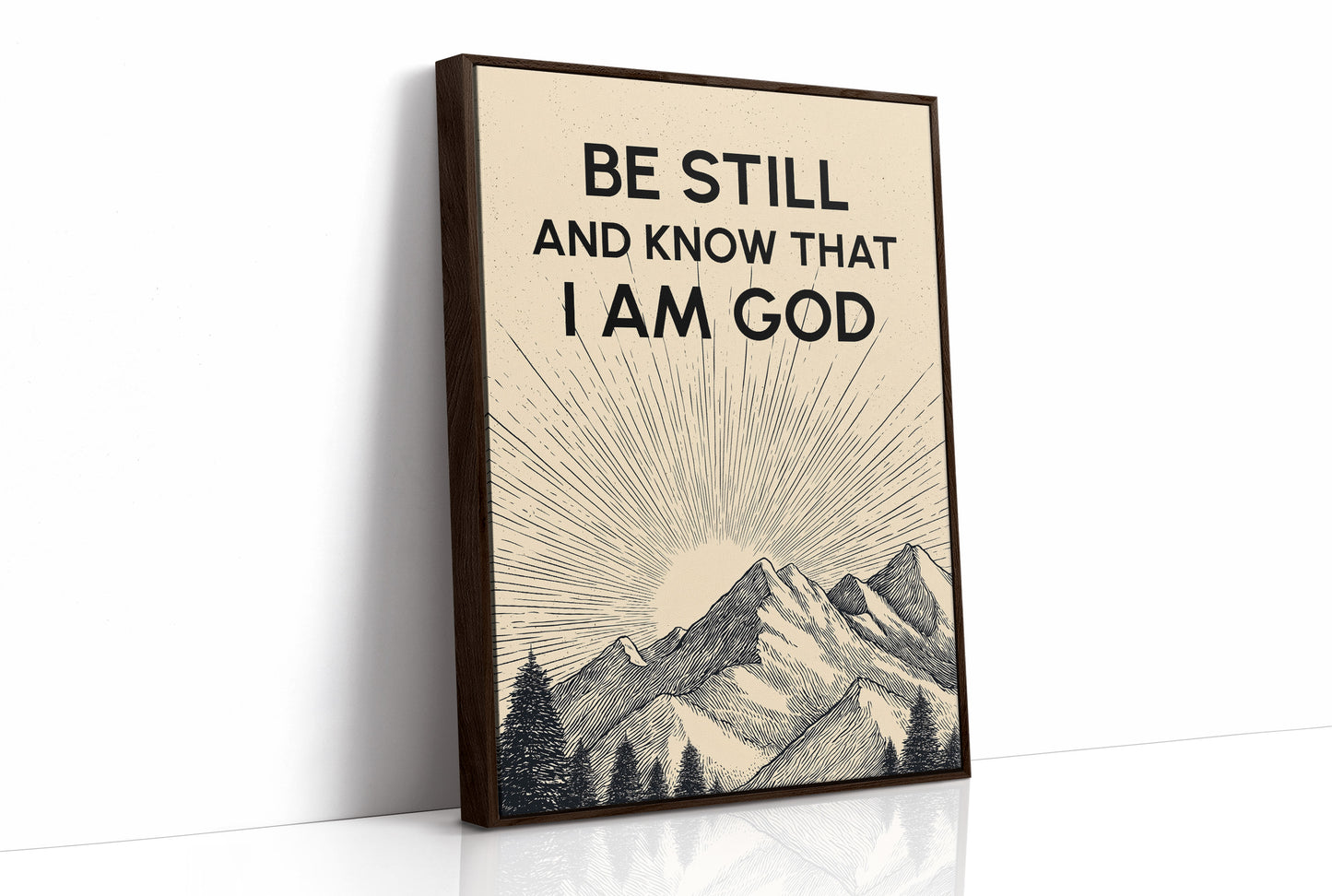 Be Still Mountain Sunrise