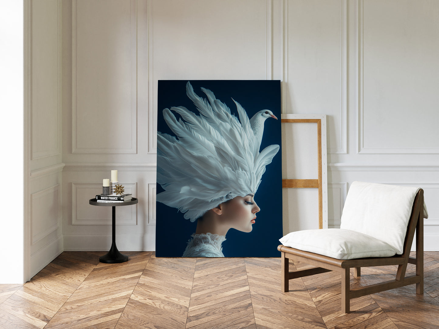 Crowned by Wings in Blue Silence