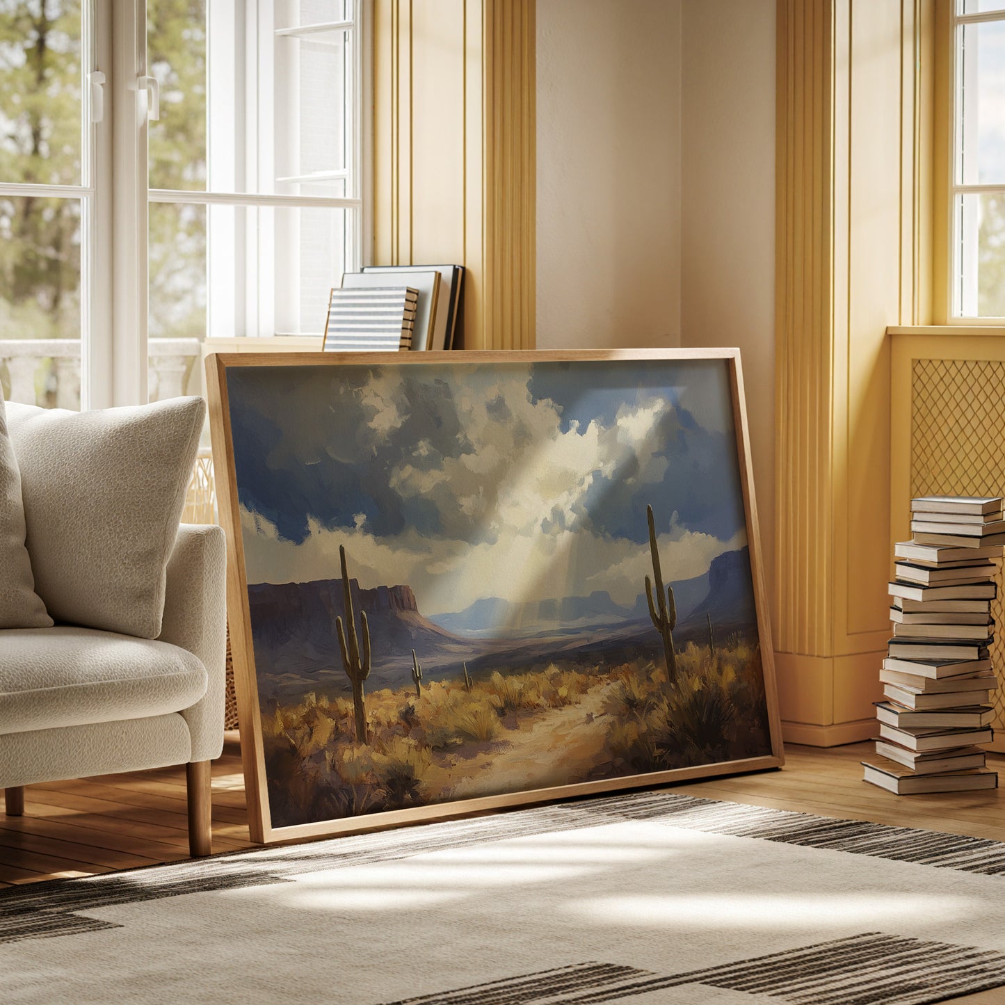 Desert Light Breaks Canyon Walls